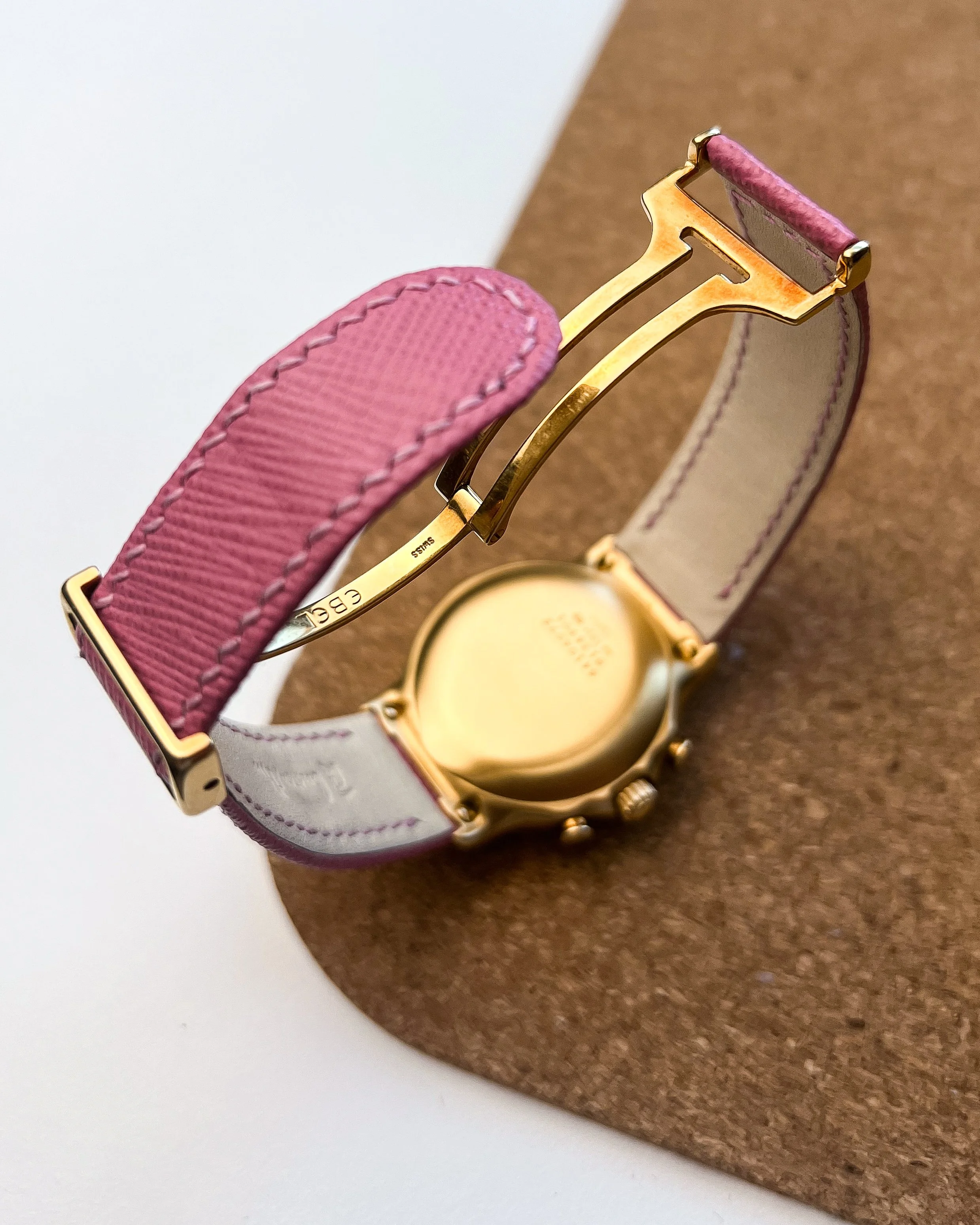 1990's Ebel El Primero Chronograph 8134901 Dark Mother-Of-Pearl